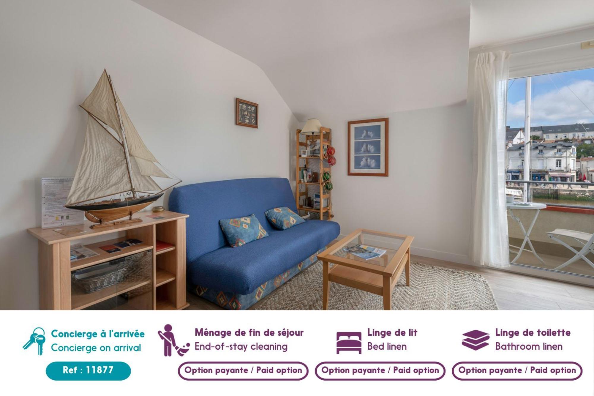 Sur Le Quai De Pornic, Appartement Pour 4 Luaran gambar